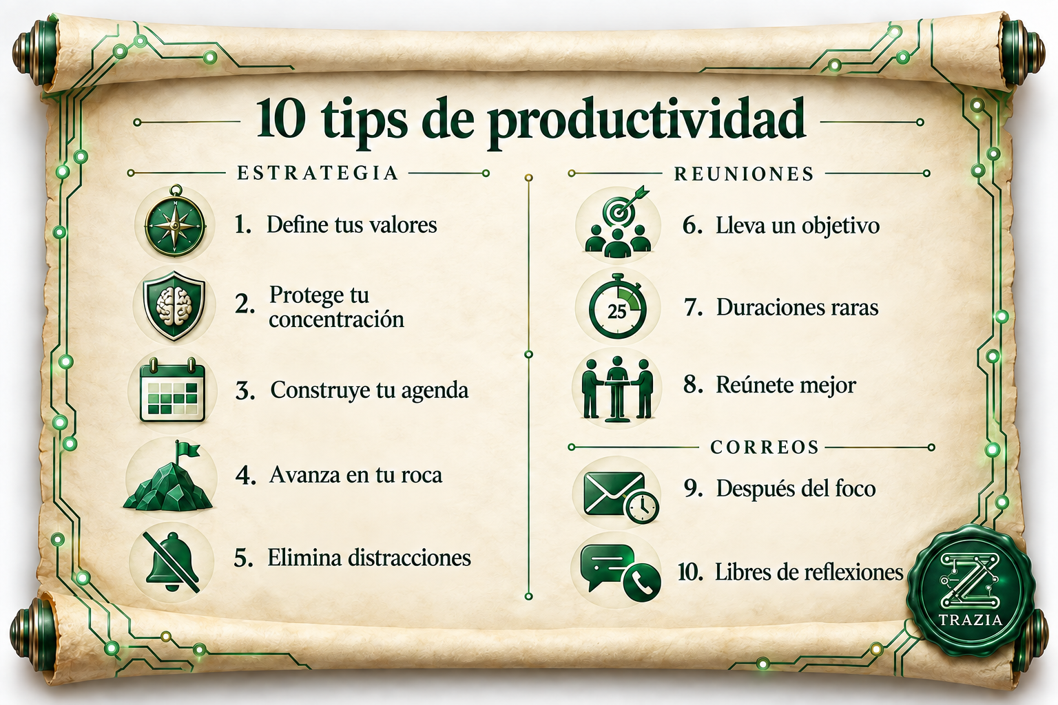 10 tips de productividad para tu día a día